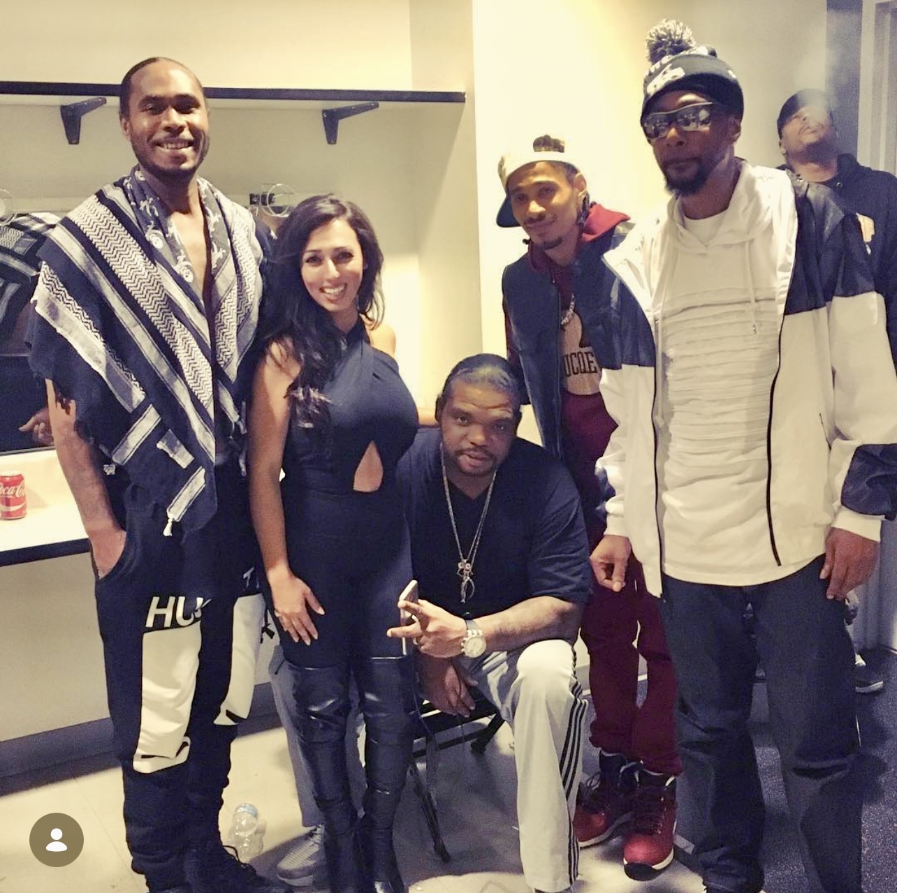Mayra with Bone Thugs-N-Harmony