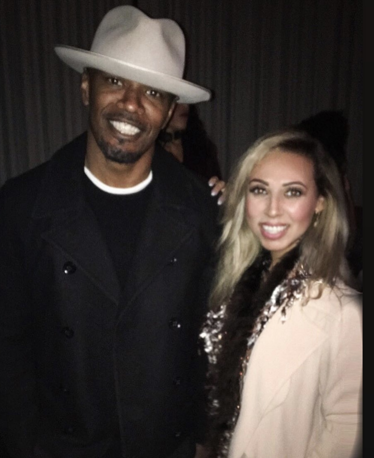 Mayra with Jamie Foxx