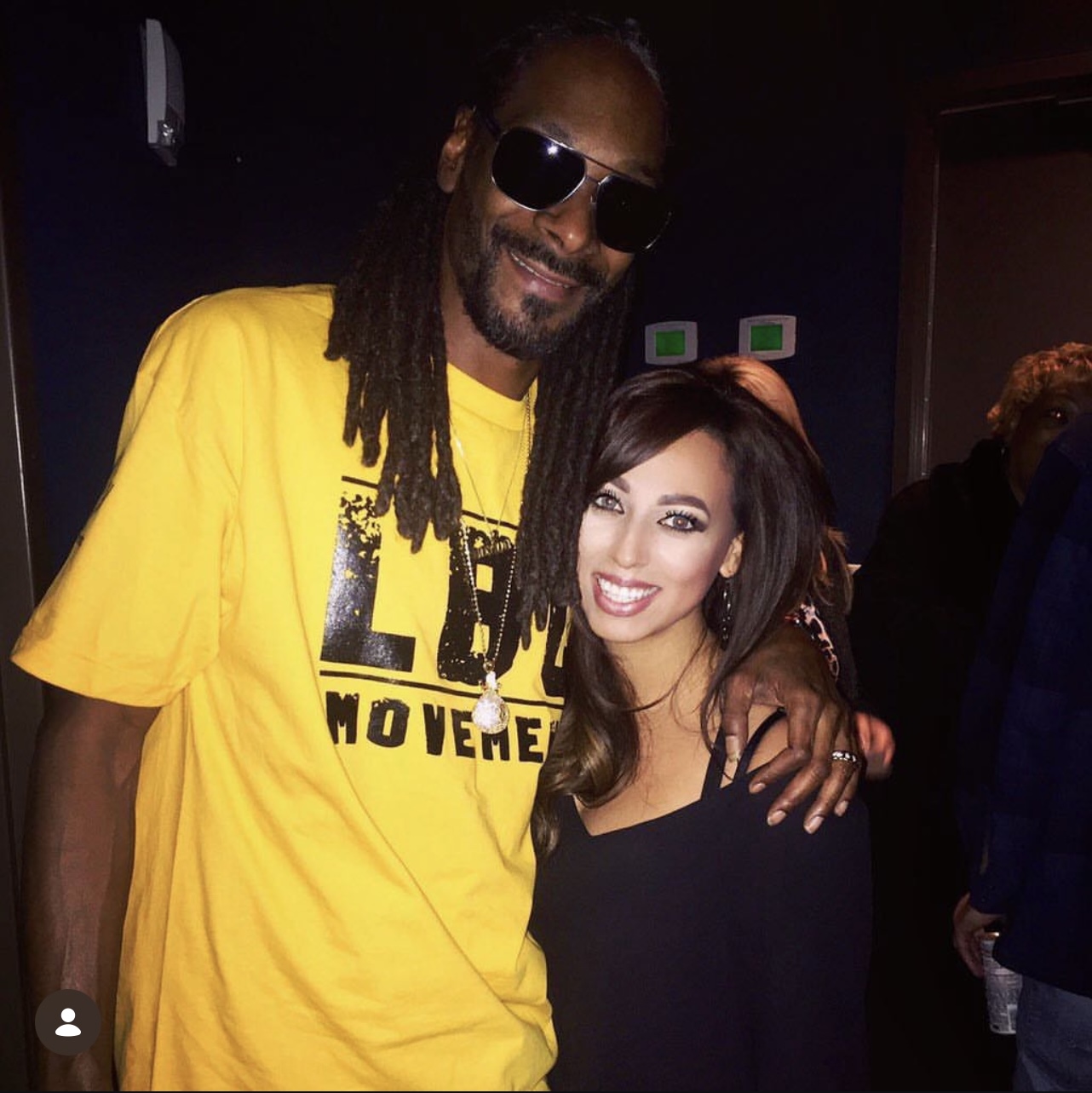 Mayra with Snoop Dogg